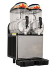 image of Omcan USA 47082 Bowl Type Non-Carbonated Frozen Drink Machine w/3.2 gal - 560W/115V - Double