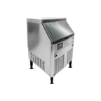 image of Omcan USA 47484 26" Air Cooled Full Cube 210 lb Undercounter Ice Machine with 80 lb Bin