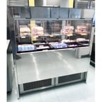 image of Oscartek ITALIA MILK 915 36" Flat Refrigerated Deli Display Case