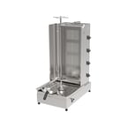 image of Inoksan PDG114MN Gas Gyro Machine, 4 Double Vertical Broiler, Mesh Shield, 132-165 Lb.