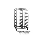 image of Piper Products 2A72-1826-24 24 Pan End Load Full Height Aluminum Utility Rack 