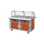 image of Piper Products 4-HF-HIB 60" Elite Hot Food Serving Counter, (4) Sealed Wells