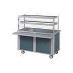image of Piper Products 6-CI 88" Elite 500 Cold Food Unit, Ice-Cooled, (6) 12" x 20" Pan Capacity