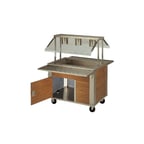 image of Piper Products 6-CM 88" Elite 500 Cold Food Unit, Mechanically Cooled, (6) 12" x 20" Pan Capacity