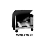image of Piper Products D160-23 Open Dish Cart & Dolly w/ 1 Compartment