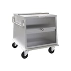 image of Piper Products D162-23 Dish Cart w/ Single Compartment Extra Low
