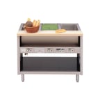 image of Piper Products DME-3-DS 44" Pipermatic Serving Counter, (3) Sealed Wells