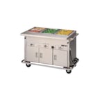 image of Piper Products DME-4-PTS-BH 64" Pipermatic Serving Counter, (4) Sealed Wells