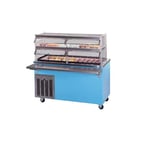 image of Piper Products R3-CI 50" Reflections Serving Counter, Ice-Cooled Cold Food, (3) Pan