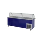 image of Piper Products R6-BCM 90" Reflections Serving Counter, Refrigerated Cold Pan Unit, (6) Pan