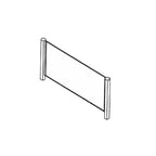 image of Piper Products SCPGC-46 Stationary Sneeze Guard