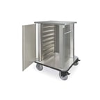 image of Piper Products TQM2-L32 Low-Profile Hospital Tray Delivery Cart w/ 32 Tray Capacity 