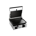 image of Univex PPRESS1.5F Single Cast Iron Panini Press Grill w/ Smooth Plates, 120V
