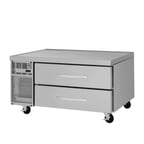 image of Turbo Air PRCBE-48R-N 48" 2 Drawers Refrigerated Chef Base, Marine Edge, 6.83 cu. ft.