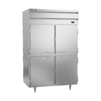 image of Beverage Air PRD2HC-1AHS 52" Two Section Pass-Thru Refrigerator w/ 8 Solid Half-Doors, Top Mounted, 48.3 cu. ft.  