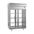 image of Beverage Air PRD2HC-1BG 52" Two Section Pass-Thru Refrigerator w/ 4 Glass Full Doors, Top Mounted, 48.3 cu. ft.  