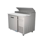 image of Pro-Kold  PPT 44 01 41" One Section Refrigerated Pizza Prep Table w/ 1 Door, 10 cu. ft.