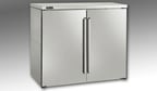 image of Perlick DBN40 40" Two Section Narrow Door Back Bar Dry Storage Cabinet