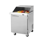 image of Turbo Air PST-28-12-N-SL 27" Mega Top Sandwich/Salad Prep Table w/ 1 Door, 12 Pans