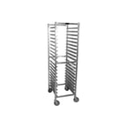 image of Prairie View WE3018KD 30 Pan End Load Institutional W-Series Bun / Sheet Pan Rack, Unassembled