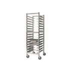 image of Prairie View Industries WE5018-KD-U 12 Pan End Load Universal Bun / Sheet Pan Rack, Unassembled