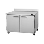 image of Turbo Air PWR-48-N 48" 2-Section Worktop Refrigerator w/ 2 Doors, 12.2 cu. ft.