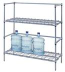 image of Quantum 182454DGY Wire Dunnage Rack