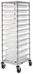 image of Quantum BC212469M2CL Plastic Bussing Utility Transport Cart
