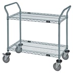 image of Quantum WRC-2130GY-2 Open Base Wire Utility Rolling Cart