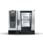 image of RATIONAL ICC 6-HALF E 208/240V 3 PH (LM200BE) iCombi Classic® Electric Combi Oven w/ 6 Pans, Manual Controls