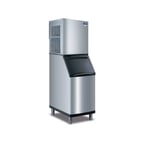 image of Manitowoc RFP0620A/D420 Air Cooled Flake 760 lb Ice Machine with Bin, 383 lb Storage