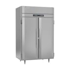 image of Victory RFS-2D-S1-HC 52" 2-Section Reach-In Refrigerator/Freezer Combo w/ 2 Solid Doors