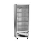 image of Beverage Air RI18HC-G 27" One Section Reach-In Refrigerator w/ Glass Full Door, Bottom Mounted, 1/4 hp, 17 cu. ft.