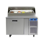 image of Randell 8148N-290 48" Refrigerated Pizza Prep Table w/ 1 Door, 9 cu. ft.
