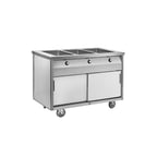 image of Randell RAN HTD-6B 86" Electric Hot Food Table, (6) Hot Food Wells