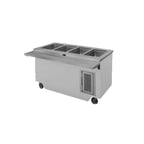 image of Randell RANFG HTD-6B 86" Electric Hot Food Table, (6) Hot Food Wells