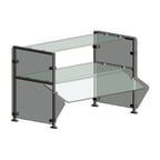 image of Randell RSW-DTSSNA-36 Stationary Sneeze Guard