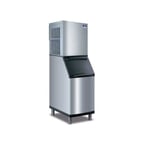 image of Manitowoc RNP0320A/D420 Air Cooled Nugget 308 lb Ice Machine with Bin, 383 lb Storage