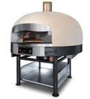 image of RositoBisani FGRI150-CB Wood / Coal / Gas Fired Rotary Oven w/ 59" Cooking Chamber, Touchscreen