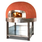 image of RositoBisani FW110-CB Wood / Coal / Gas Fired Pizza Oven w/ 43" Cooking Chamber, Indoor, Round