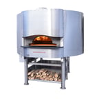 image of RositoBisani FW110 Wood / Coal / Gas Fired Pizza Oven w/ 43" Cooking Chamber, Indoor, Round