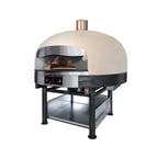 image of RositoBisani PG110-CB Wood / Coal / Gas Fired Pizza Oven w/ 43" Cooking Chamber, Round, Indoor