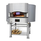 image of RositoBisani PG110 Wood / Coal / Gas Fired Pizza Oven w/ 43" Cooking Chamber, Round, Indoor
