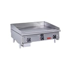 image of Royal Range of California RDSAC-24-D 24" Countertop Gas Griddle, 30" Deep, Solid State Controls