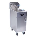 image of Royal Range of California RFT-50 Full Pot Floor Model Gas Fryer w/ 50-lb Capacity, Tube-Fired