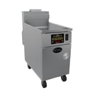 image of Royal Range of California RHEF-75-DM2 Full Pot Gas Fryer w/ 80-lb Capacity, Twin Baskets, 4 Burners
