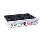 image of Royal Range of California RHP-48-8 48" Countertop Gas Hotplate with (8) Burners, Manual Controls, 240.000 BTU