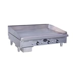 image of Royal Range of California RTG-12 12" Countertop Thermostatic Gas Griddle, 24" Deep, 30.000 BTU