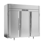 image of Victory RS-3D-S1-EW-HC 86" Three Section Wide Reach-In Refrigerator w/ 3 Solid Swing Full Doors, Stainless Steel, 74 cu. ft.