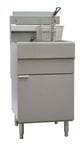 image of Sapphire Manufacturing SE-FR40 Full Pot Floor Model Gas Fryer w/ 40-lb Capacity, Millivolt Control